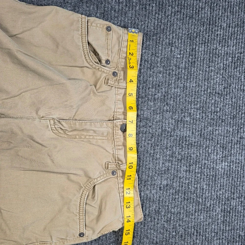 Levis 511 Slim Sueded‎ Pants Boys Size 18 Regular Khaki Tan Distressed
